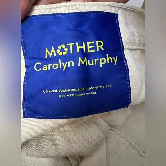 NWT MOTHER X Carolyn Murphy The Ankle Slapper Cropped Pants
